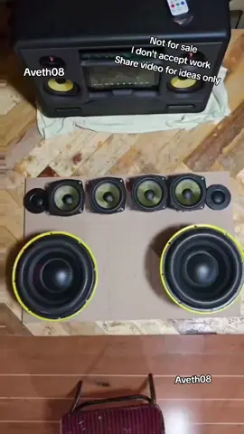 Diy Bluetooth Speaker Not for sale I don't accept work Share video for ideas only Zk-Ht21 3g + zk-amp + zk-6002 Subwoofer dual Peerlees 8inch dual 4ohms dual 300w rms Midrange Vifa 4inch 60w 8ohms Tweeter Aiyima hifi tweeter 2inch 30w 8ohms Battery pack 33140 8s1p 24v 40a 15,000mah Step up boost converter pw1200 Box thai concept H17 x L25 x W16 dual bandpass #DIY #diyprojects  #music #musiclover  #speaker 