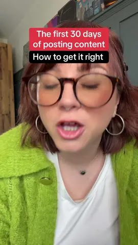 If you have just started creating content, here is a plan to follow for the next 30 days