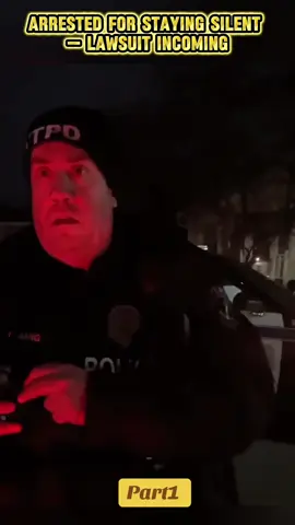 Arrested For Staying Silent — Lawsuit Incoming . Part1  #policeofficer #lawsuit #badcops #truecrime #audit 