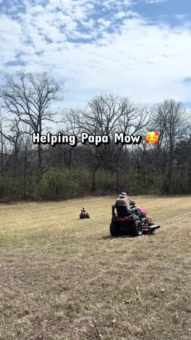 Helping papa mow #tiktokshopcreatorpicks #greenish #springglowup #tiktokshop #shopping