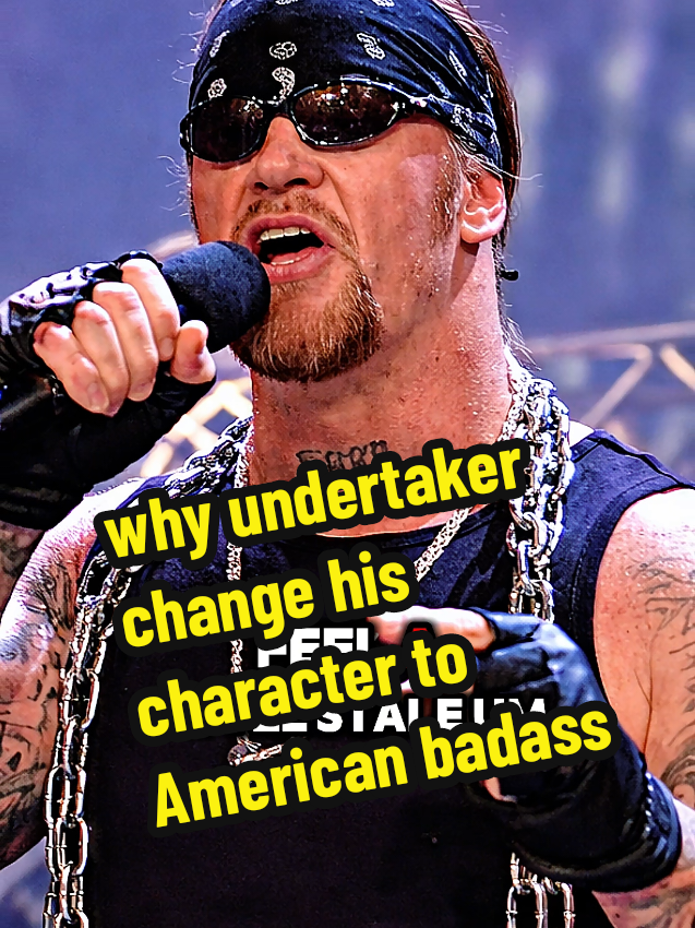why undertaker change characters to American badass #undertaker #WWE #wrestling #podcast #fyp 