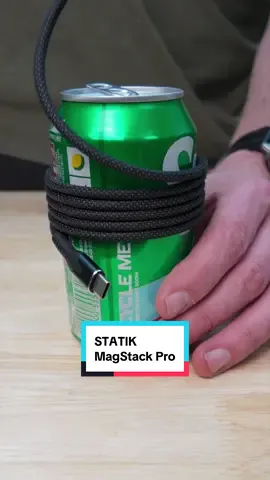 Can Coozie or USB Cable? The MagStack Pro from @STATIK US is a USB cable…but it can kind of resemble a coozie 😂  #chargingcable #usbcable #fastcharging #fastchargingcable #phonecharger 