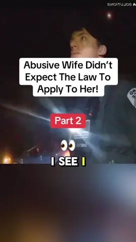 Abusive Wife Didn’t Expect The Law To Apply To Her! #cops #usa #police 