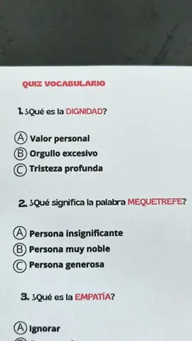 ¿Cuántas acertaste? #quiz #conocimiento #preguntasyrespuestas #vocabulary #quizchallenge 