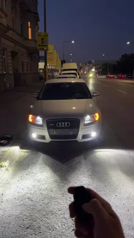Insane brightness 😁🥰 #led #bright #ledlights #audi #foglight 