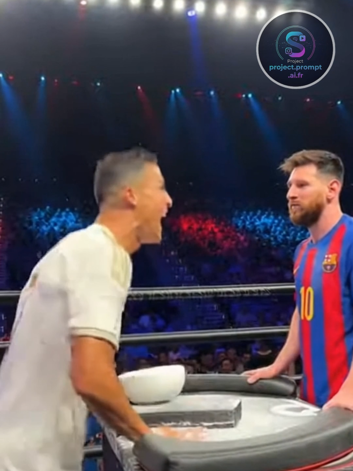 Ronaldo VS Messi VS 67 🥊😭🔥 #ronaldo #messi #ia #sora #humor 