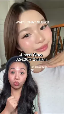 The glow is actually insane… AGE20’S Cushion Foundation = hydration + coverage in one Unreal Glow is available on Amazon 💛  AGE20’S Big Spring Sale on Amazon 🌸 Cushion from $14.49 (up to 50% OFF), Mini $6.3 (3/25–3/31) @age20s_global #AGE20S #UnrealGlowCushion #RealEssenceRealGlow #cushionfordryskin #dewymakeup