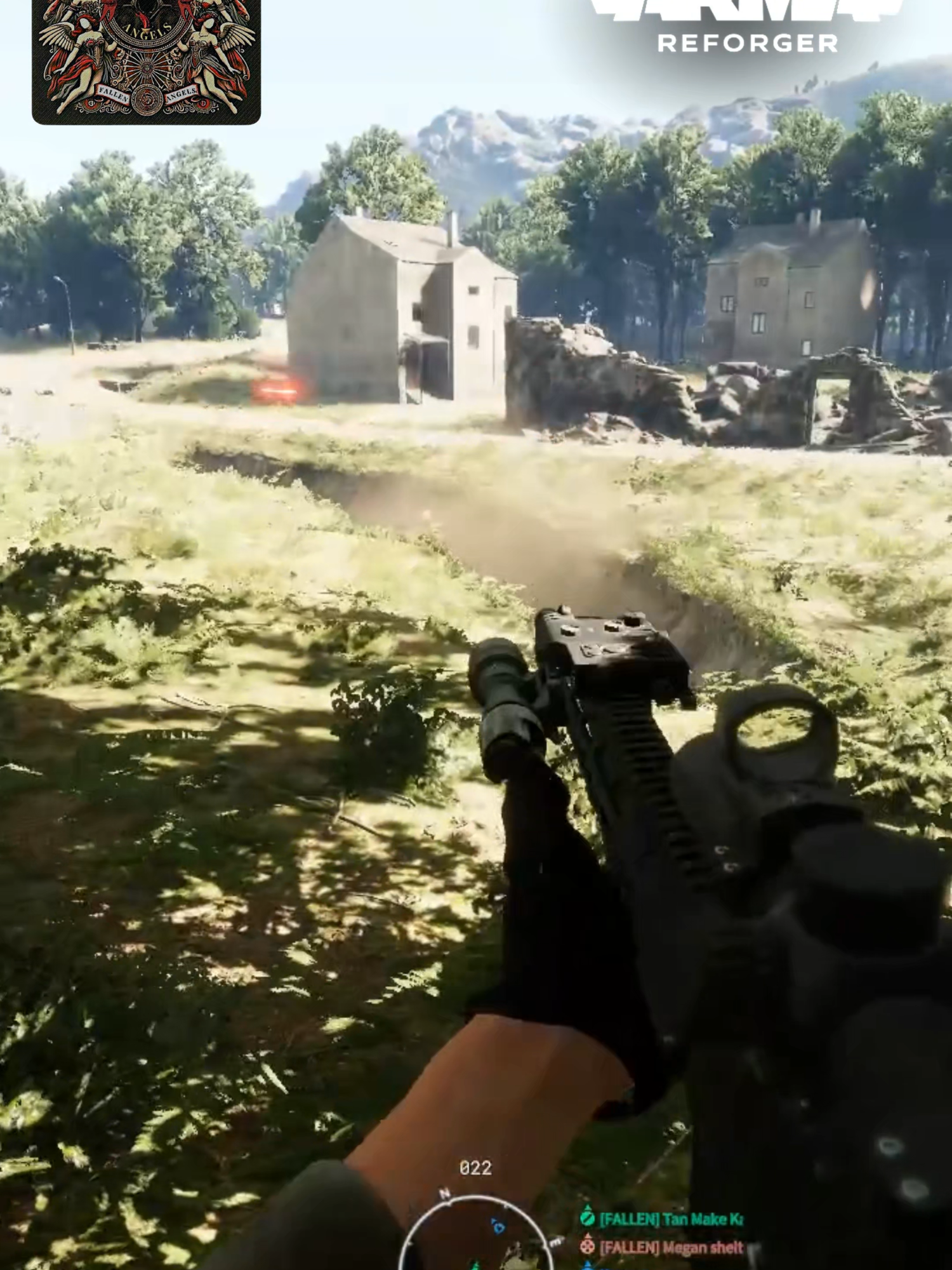 ตกใจเธอก่อนแล้วกันนน#FallenAngelTeam #MSMTEAM #armareforger #MILSIM