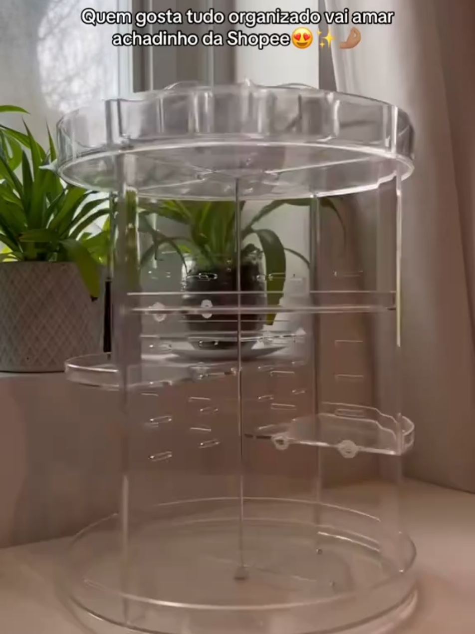 Organizador Prateleira Diamante Acrílico Porta Maquiagem Beleza Multiuso elegante https://s.shopee.com.br/8ARfMYsF1U #promoção #shopeehaul #organizador #feminino #achadosshopee 