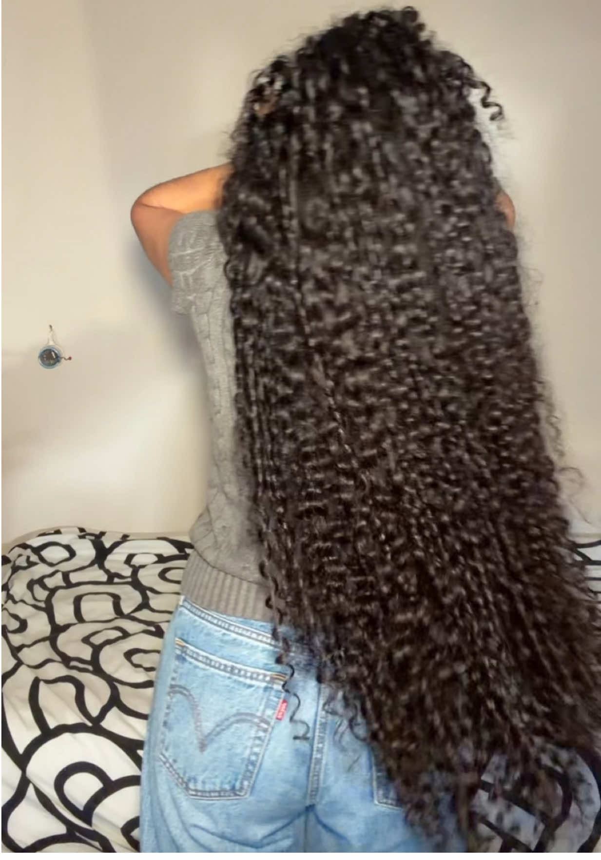 Este trend también lo hacemos las rizadas 👩🏽‍🦱💘. No se rían de mis pasos prohibidos esque no se bailar 😂  . . . #rizos #curly #cabello #cabellolargo #rizadas 