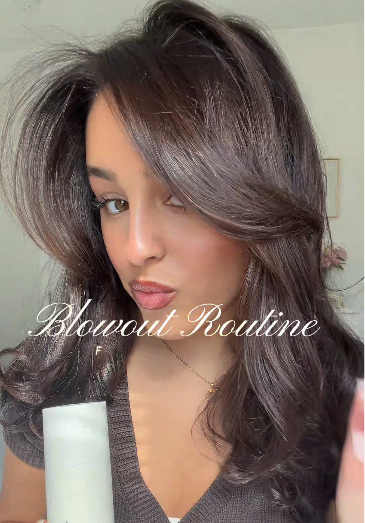 blowout routine + a little end surprise!🪽🍨🧸🥛@Emi Jay #fyp #blowoutroutine #emijay 