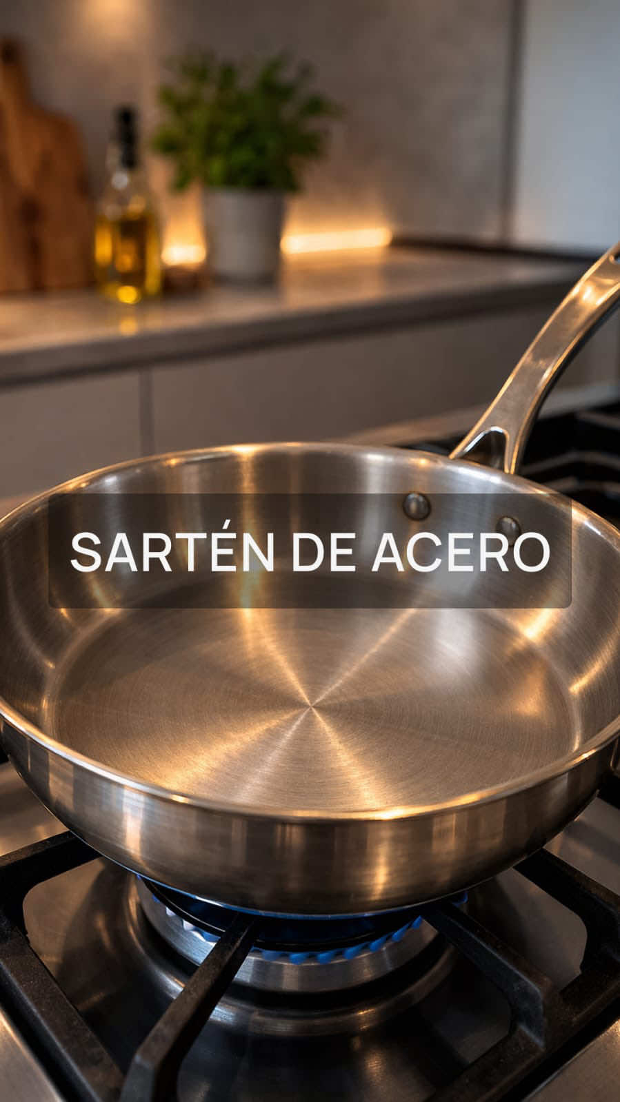 Las sartenes de acero tienen algo especial: son extremadamente resistentes, soportan temperaturas muy altas y pueden durar toda la vida. Pero también tienen fama de que “todo se pega”. La realidad es que simplemente requieren técnica. Cuando se entienden bien, se convierten en una de las mejores herramientas de cocina. Cómo cocinar en una sartén de acero: 1. Calienta bien la sartén. Las sartenes de acero necesitan temperatura alta. Para comprobar si está lista, añade una cucharadita de agua: si las gotas bailan por la superficie, estás viendo el efecto Leidenfrost, señal de que la sartén está en el punto perfecto. 2. Añade muy poca grasa. Una vez caliente, incorpora una pequeña cantidad de aceite o grasa. 3. Coloca el alimento y no lo toques. Si vas a cocinar carne o pescado, ponlo en la sartén y déjalo quieto. El alimento se soltará solo cuando esté bien dorado. 4. Controla el fuego. Una vez que la sartén está muy caliente, puedes bajar ligeramente la intensidad para que el dorado sea más uniforme y profundo. 5. Dale la vuelta cuando esté bien marcado. Cuando veas los bordes dorados, dale la vuelta y termina la cocción. Si la sartén está muy caliente, el alimento se moverá sin problema. Cómo limpiarla correctamente: Cuando termines de cocinar, es normal que queden restos pegados. 1. Añade un poco de agua en la sartén caliente para desglasar y despegar los restos. 2. Luego pásala al fregadero y lávala con un poco de jabón suave, frotando con delicadeza. Los primeros usos pueden requerir más limpieza, pero con el tiempo la sartén irá formando una pátina natural, que mejora su comportamiento antiadherente. Si la cuidas bien, es una sartén que puede acompañarte toda la vida en la cocina. #cocina #tips #gastronomia 