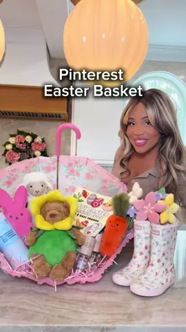 Was this a fail? 😆 My girl loved it so that’s all that matters 💕 #EasterBasket #giftideas #jellycat #owala #momlife 