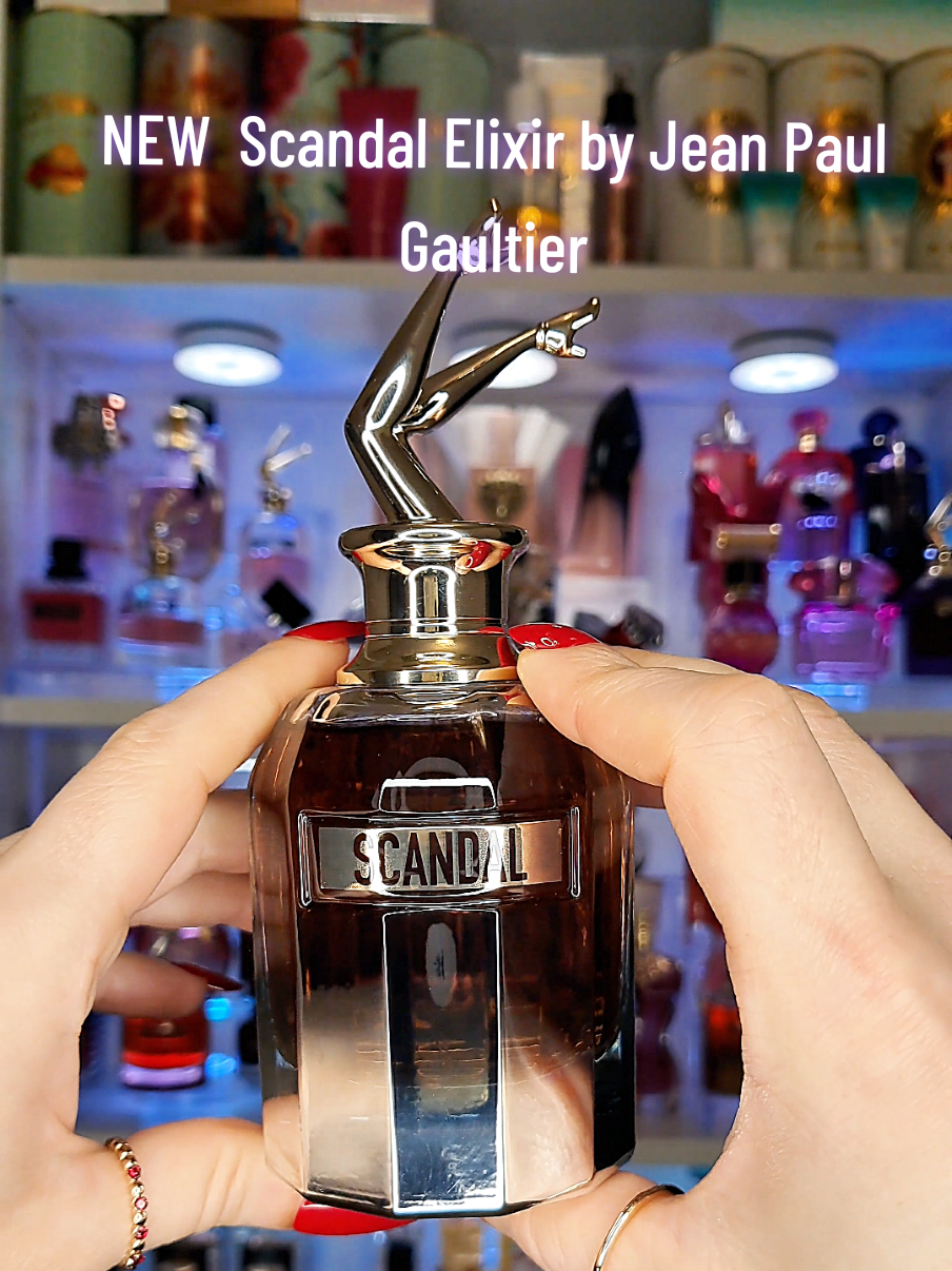 NEW Scandal Elixir by Jean Paul Gaultier 🪻🔥 The new Scandal Elixir by Jean Paul Gaultier has finally joined my collection. I am absolutely in love with this fragrance, and it was a real surprise for me! I usually don’t like the iris note, which is present in this perfume, yet the way it’s done here… I literally adore it. It has the same vibe as the iris in La Belle Paradise Garden — fresh, not powdery at all! In the opening, you get juicy blackberry, pink pepper, blood orange, and bergamot. In the heart, iris is paired with gardenia, ylang-ylang, cinnamon, and jasmine sambac. In the base, it becomes warm and enveloping with patchouli, vanilla, and benzoin. Another absolute banger! Thank you, Jean Paul Gaultier ✨🔥 Have you tried this beauty yet? If not, don’t sleep on it! Performance is insane 💯💥 #asmr #parfumtiktok #parfumviral #parfum #perfumetok @JeanPaulGaultier 