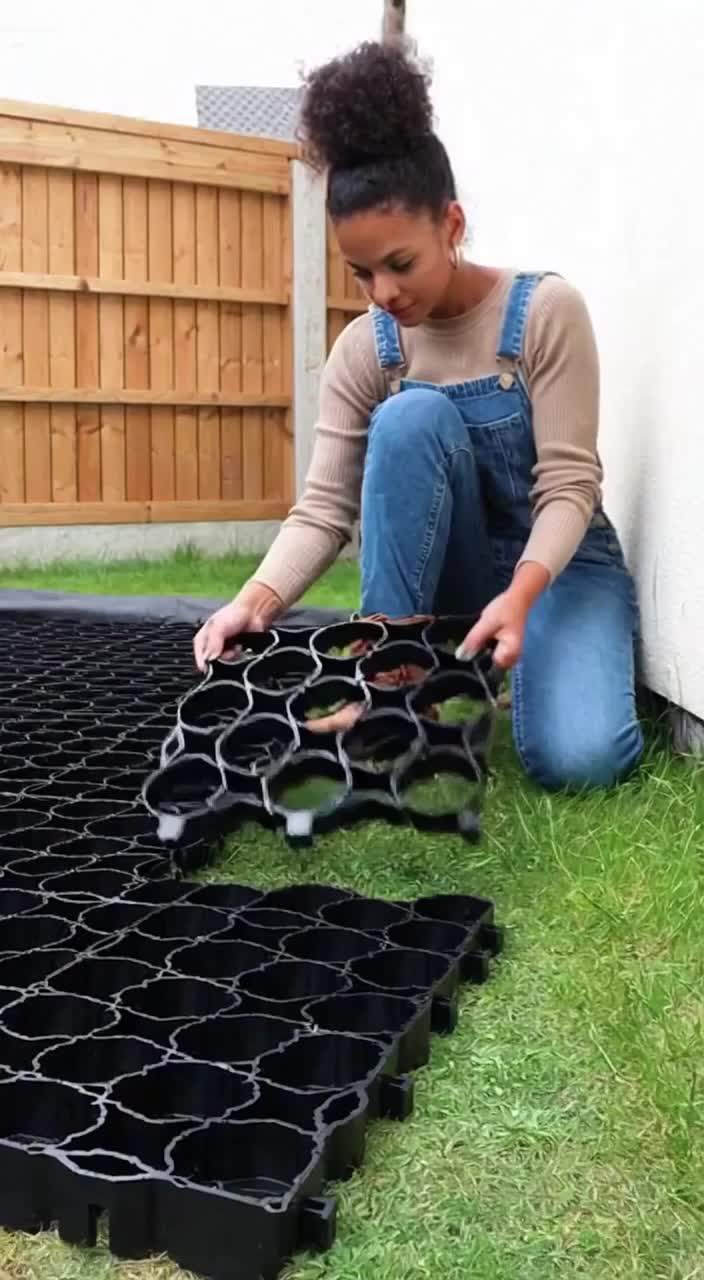 Grass & Gravel Plastic Grid Pavers – TruePave Heavy Duty Base for Shed, Path, Driveway, Car Park, Lawn Reinforcement #floortiles #golfgadgets #caravanaccessories #wateringmadeeasy #tilingaccessories #selfadhesivefloorplanks #selfadhesiveflooring #playmatsforkids #raisedbeds #artificialgrasscleaner