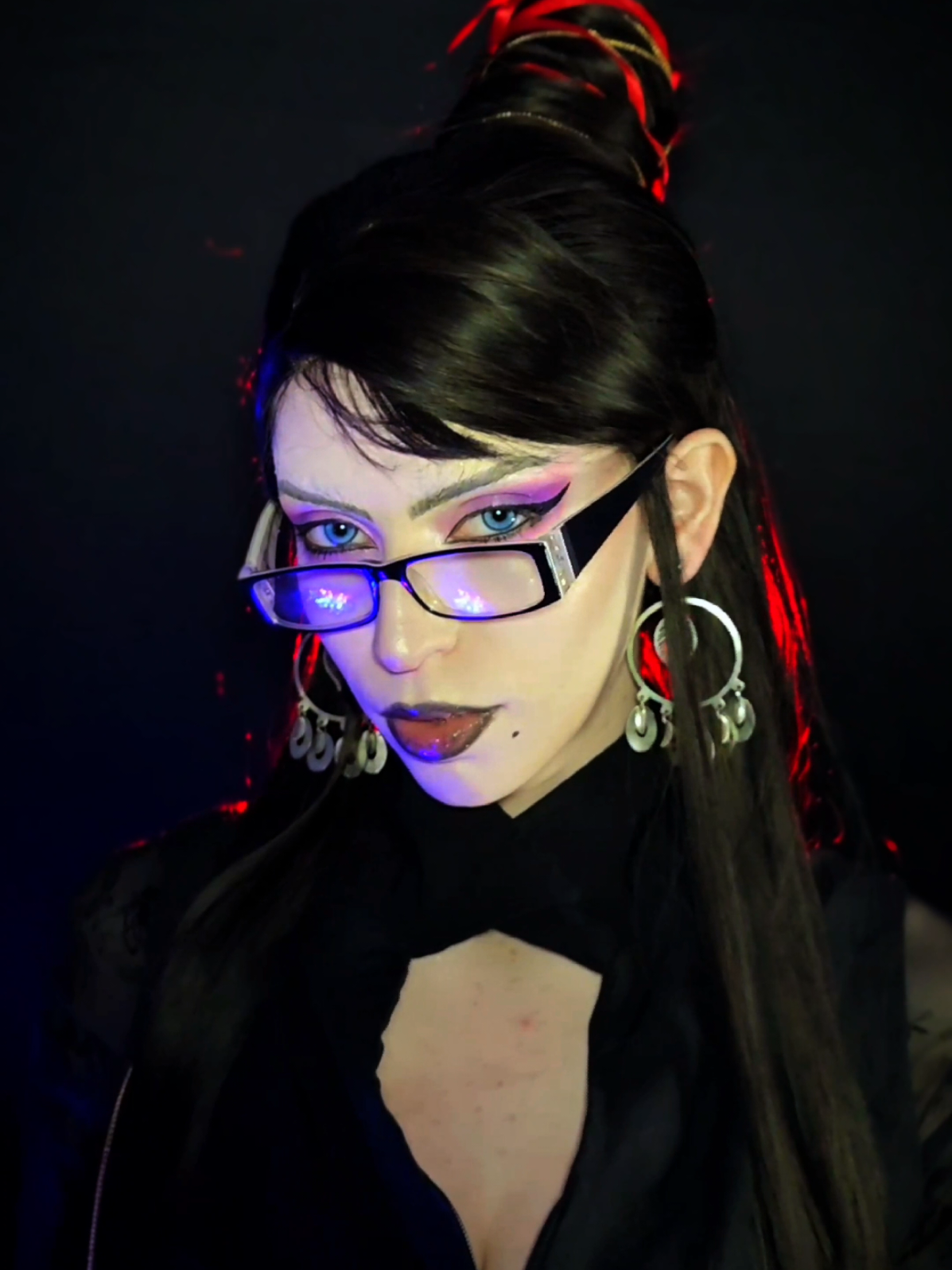 por essa voces nao esperavam mesmo #bayonetta #cosplay #makeup #transition #makeuptransformation 