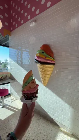 Surprise, AZ just got a MAJOR dessert upgrade! 🍦 @Rainbow Cone is opening March 30th and this stacked ice cream is actually so good… 5 flavors in one cone?? I didn’t expect it to work but it does!! 😳🤤 Be sure to check them out!  #surpriseaz #westvalleyaz #arizonafood #azfoodie #phoenixfoodie 