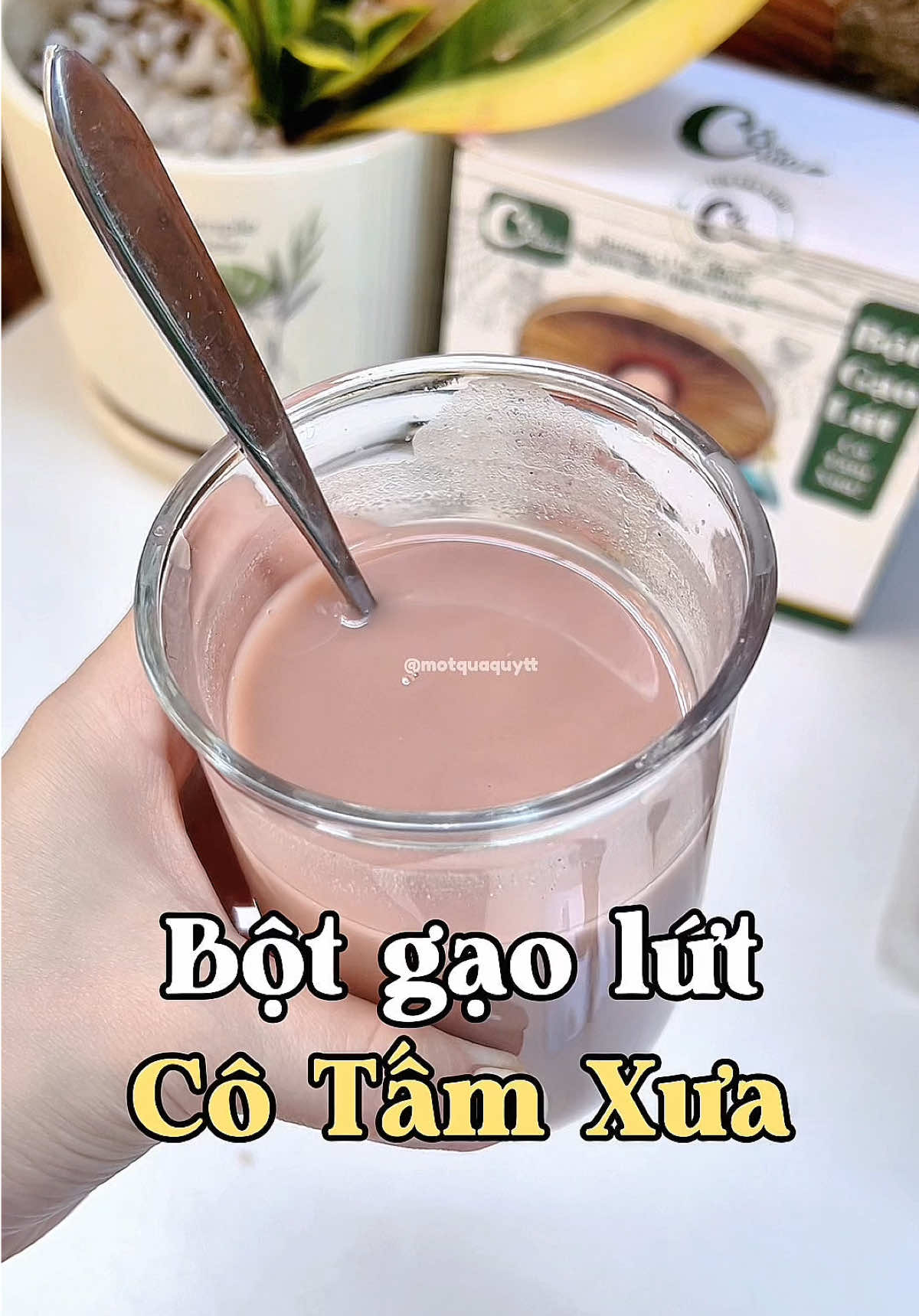 Mấy bà thử đổi qua bột gạo lứt cho tiện nè #motquaquytt #botgaolut #ancungtiktok #botgaolutcotamxua #gaolut 