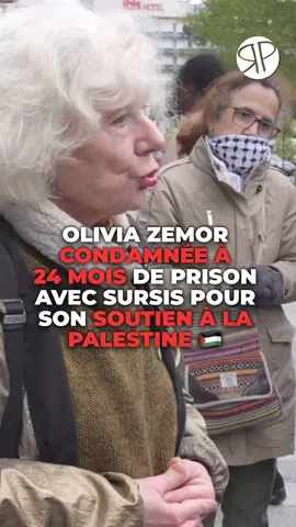🇵🇸 Olivia Zémor, présidente d’EuroPalestine condamnée à 24 mois de prison avec sursis pour son soutien à la Palestine !  « C'était une audience à charge, je suis inscrite au fichier terroriste et condamnée à 24 mois de prison avec sursis. On ne nous empêchera jamais de soutenir la lutte contre le génocide à Gaza dont le gouvernement est complice ! » Olivia Zémor, annonce sa condamnation dont elle entend faire appel. #politique #palestine #pourtoi #repression 