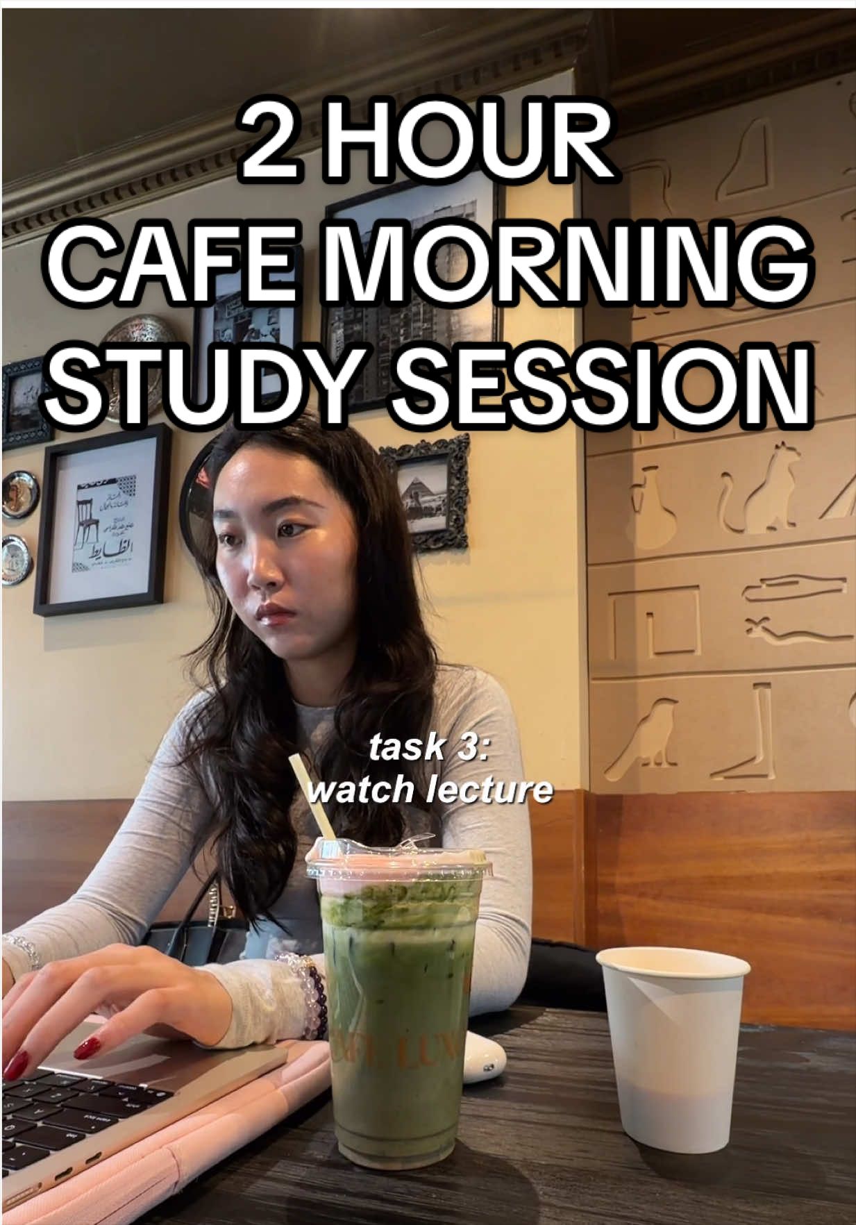 2 hour morning cafe study with me at harvard! #study #college #studyvlog #studyvlog #studywithme 
