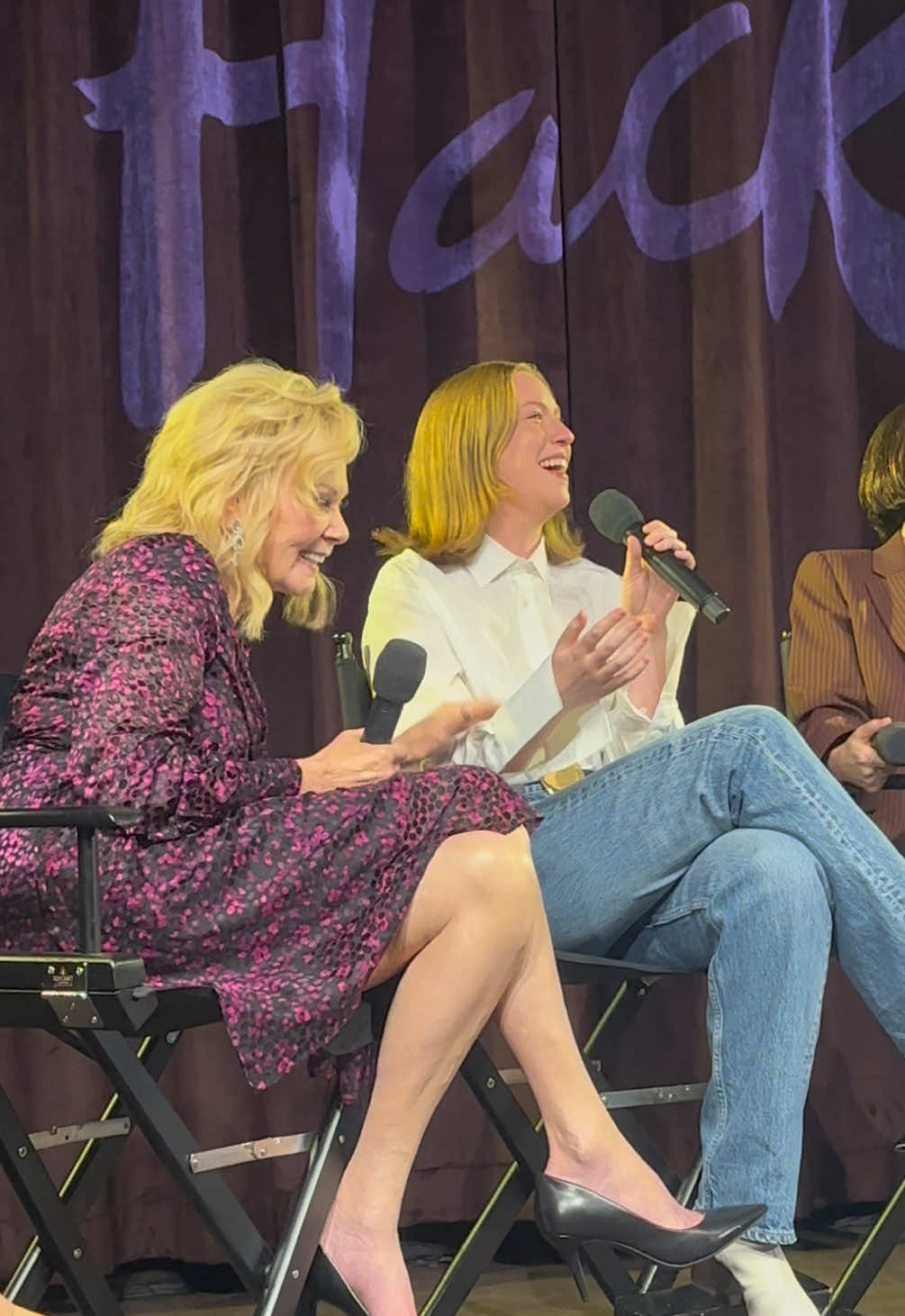 Today, I had the joy of asking the HACKS cast & creators my signature interview question, wondering what they would say to their beloved TV characters, if only they could!   The fifth and final season of #Hacks premieres April 9th on @HBO Max!  