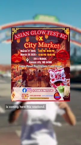 Kansas City — come support one of the first Asian Night Markets THIS FRIDAY AND SATURDAY at City Market! 🏮✨ We’ll be there. 🥳🥳🥳🥳 @SaigonNightMarket @citymarketkc @Aki Clothing @MadeMobb 