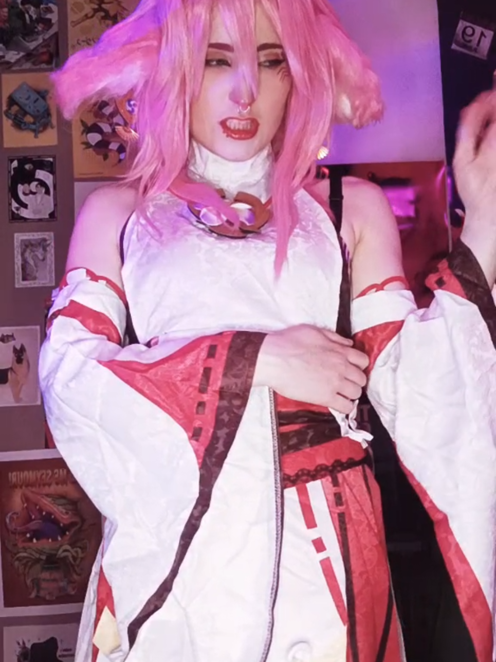 🌸 Had to get this out x 🦊 #GenshinImpact #yaemikocosplay #yaemikogenshinimpact #yaemiko 