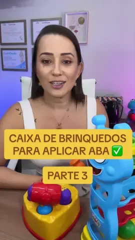 Imitação com objetos é essência para o ensino de habilidades básicas no autismo e esses brinquedos vão nos ajudar nessa tarefa! #tea #aba #autista #autism #maternidadeatipica 