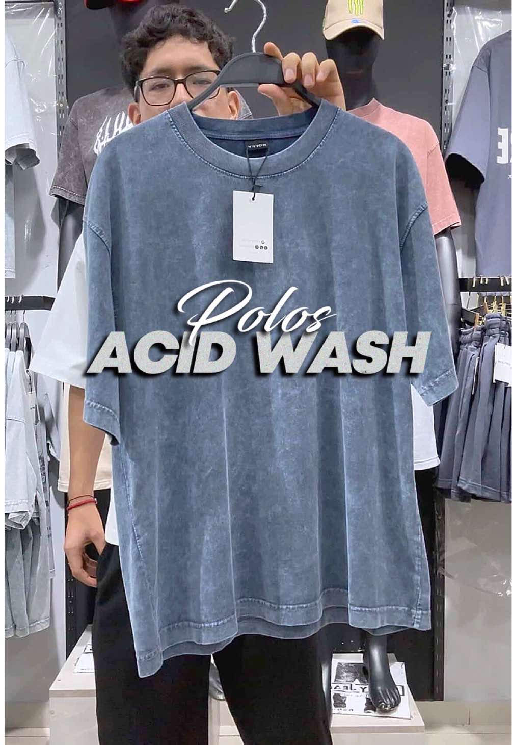 Ya llegaron los nuevos Acid Wash.  Elige el tuyo antes de que vuelen. 🏃💨 #streetwear #poloshirt #outfitideas #fashion #gamarra