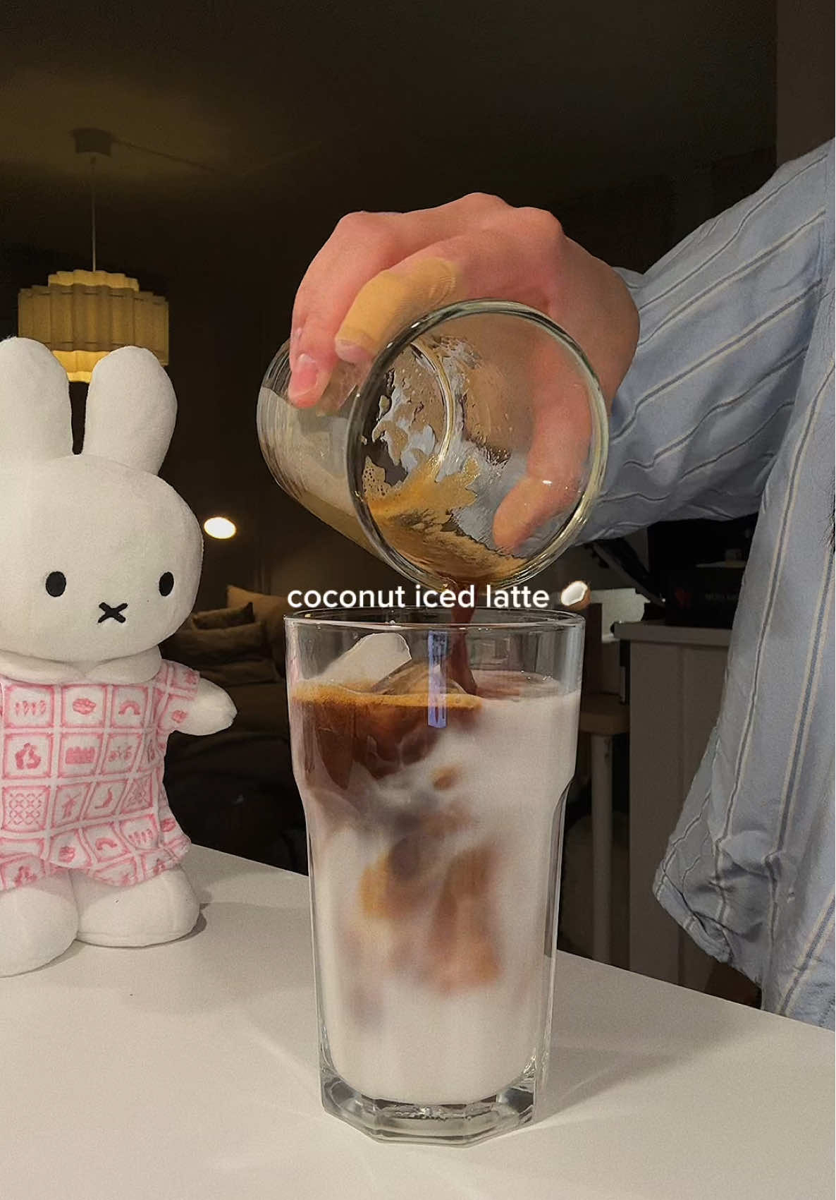 today im making coconut iced latte! 🥥✨ sorry I haven’t been able to post everyday lately. work has been so hectic and i have no energy to film as much like i used to. i hope next week will be a bit better! 🤞 #Vlog #adayinmylife #cozyvlog #cozy #aestheticvlog 