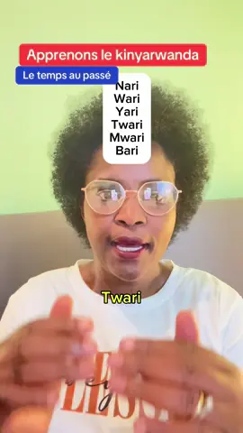 Apprenons le kinyarwanda #Rwanda #rwanda_tiktok #language #temps#pass 