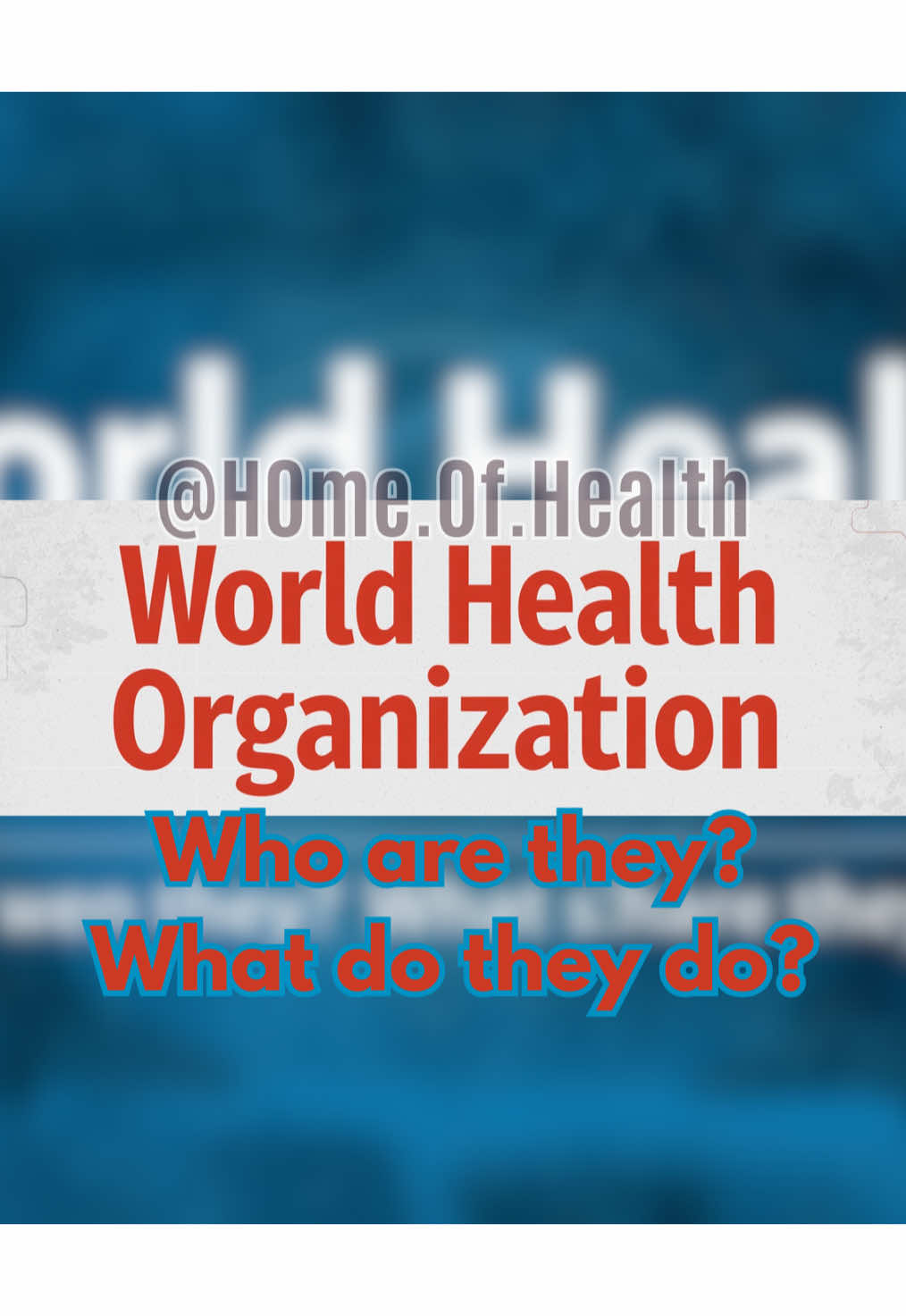 Global decisions… local impact. The World Health Organization (WHO) is one of the most influential organizations in global health. Founded in 1948, it operates under the United Nations and focuses on: • disease prevention • health promotion • global health standards 🧠 HOW IT’S STRUCTURED WHO is led by a Director-General and supported by: • scientific committees • advisory panels • global health experts These groups analyze: • research data • population health trends • environmental and nutritional factors ⚙️ HOW DECISIONS ARE MADE WHO develops guidelines based on: • scientific evidence • risk assessments • global health priorities They publish recommendations on: • nutrition • chemical exposure • disease prevention 🔗 HOW IT CONNECTS TO YOU WHO does not enforce laws— But its guidance influences: • national agencies • regulatory decisions • global food standards Including organizations like the Codex Alimentarius Commission ⚖️ WHY THIS MATTERS This creates a system where: Global research → Global guidance → National policy → Everyday food and health decisions ⚡ TAKEAWAY Understanding health means understanding influence. Because what’s considered “healthy”… is shaped long before it reaches you. #who #globalhealth #healthsystem #nutritioneducation #healthtruth