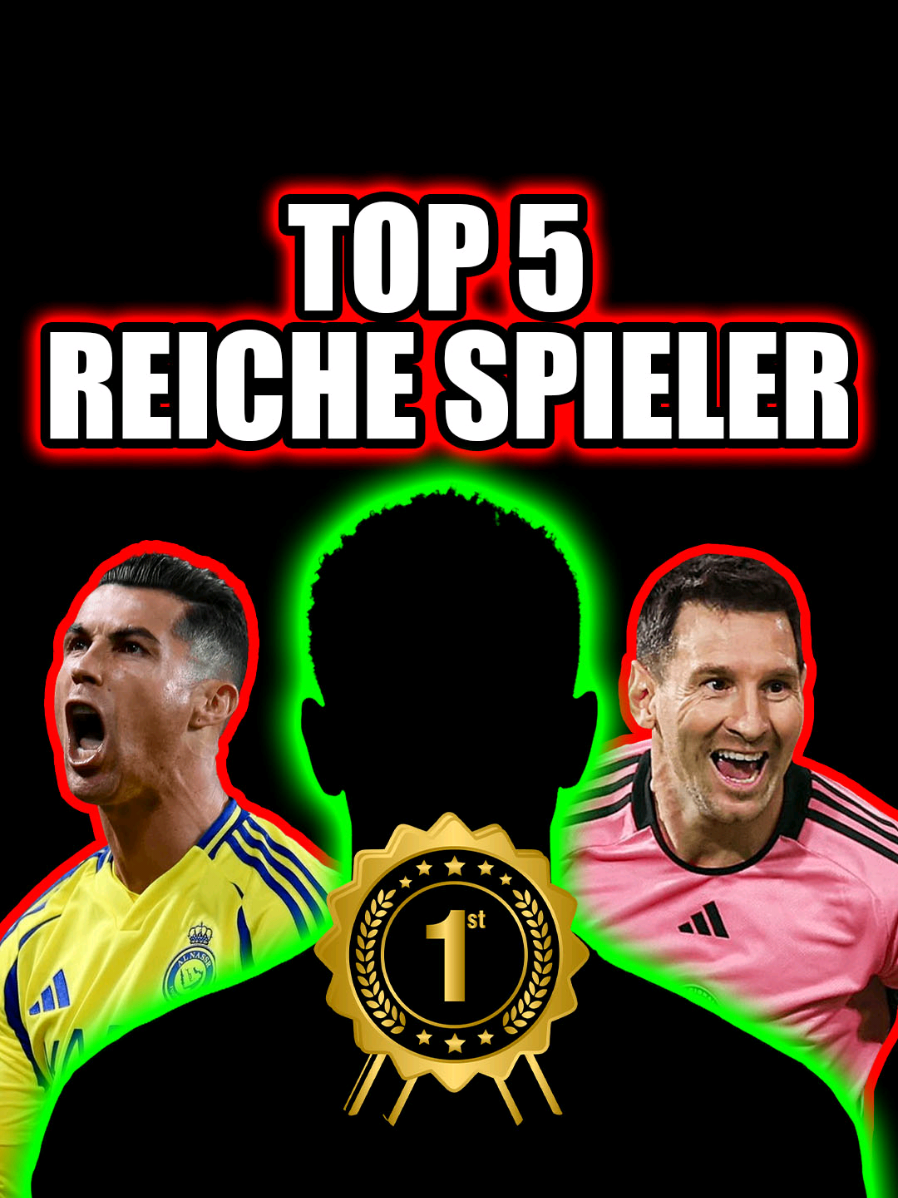 TOP 5 REICHSTE FUßBALLSPIELER DER WELT #fußball #cr7 