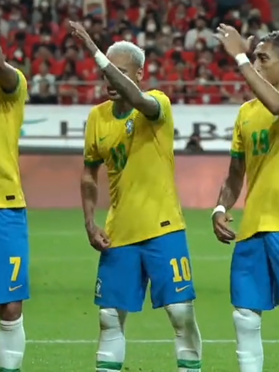 The rhythm of the 6th star! 🇧🇷✨ The new Brazil World Cup 2026 song is finally here. Can you feel the Joga Bonito vibe? 🎶⚽ #Brazil2026 #WorldCup2026 #JogaBonito #ViniJr #Neymar  