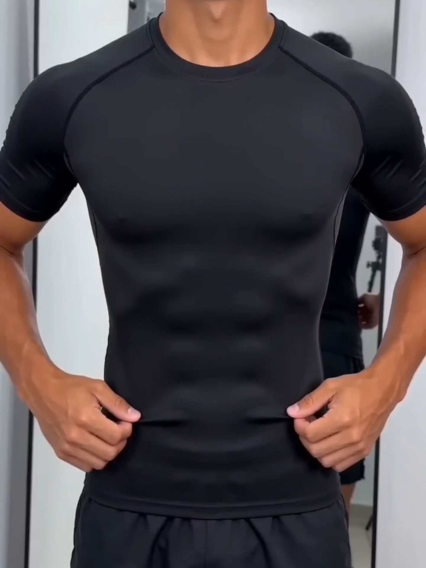 3pcs Playera Licras Deportivas Hombre Compresion Manga Gym#tiktokshop #TIKTOK #foryou #fyppppppppppppppppppppppp #popular #mexico #Viral #mx