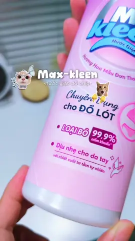 Bí kíp giặt đồ lót sạch thơm của mình #Maxkleen #NuocGiatDoLot #NuocGiatDoLotMaxkleen  #ChămSócVùngKín #TipsPhuNu 