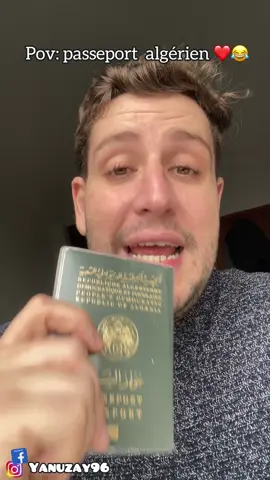 Pov: le passeport algérien ❤️😂