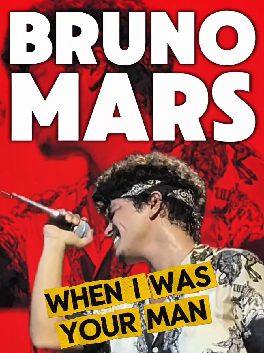 Bruno performing his 'hardest song' live #brunomars #wheniwasyourman #livemusic 