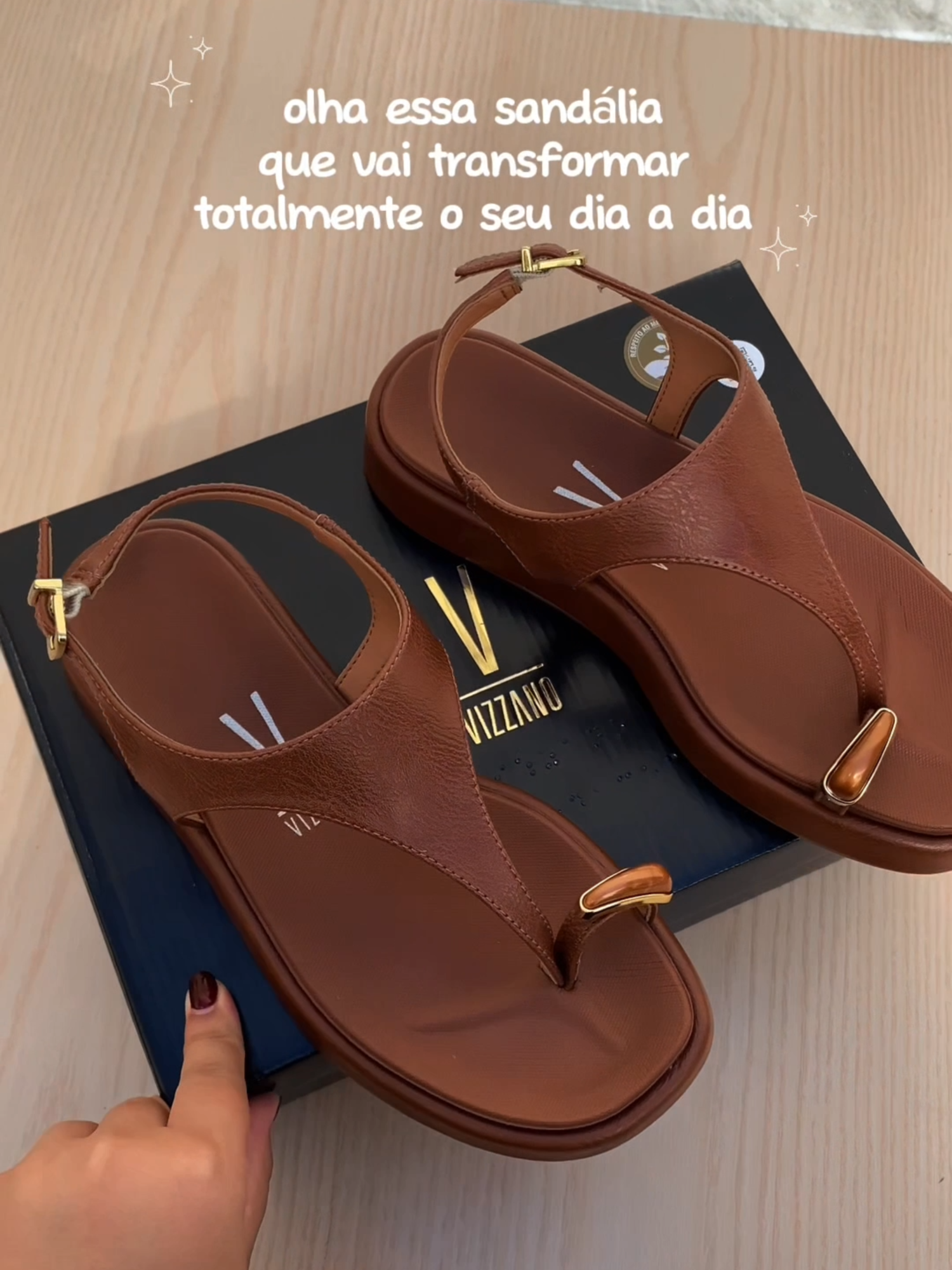 Sandália Vizzano – Estilo e Conforto em Cada Passo Se você procura um calçado que una tendência, praticidade e conforto, a papete da Vizzano é a escolha perfeita! 💖 #foryou #tiktokshop #tiktokbr #vizzano #viralvideo