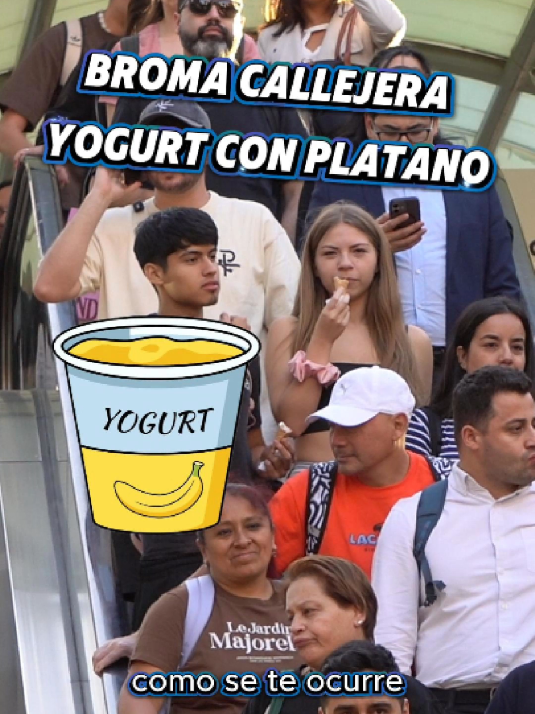 BROMA CALLEJERA 🤣 BROMA ESCALERA MECÁNICA 🤣 BROMA EN LA CALLE 🤣 TEMPORADA 13 — PARTE 16🔥 #bromas #broma #humorchileno #humor #paolotuninetti