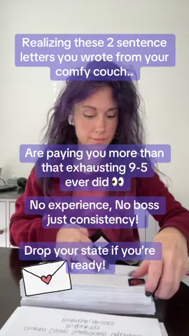 Most people scroll & I get it BUT those who are tired of being tired…take action & start writing!  2 sentences can literally change your income cause you control how much you’re brining in with this side hustle!  Plus No experience needed y’all cause we show you how to do EVERYTHING step by step inside The Hustle Hive!  So drop your state & let’s get your writing so the rest of 2026 can look a whole lot different!  #letterwriting #sidehustleideas #extraincomefromhome #momsover40 #sidehustleforbeginners 