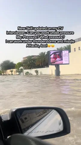 🤫✌️ #dubailife #uaerain 