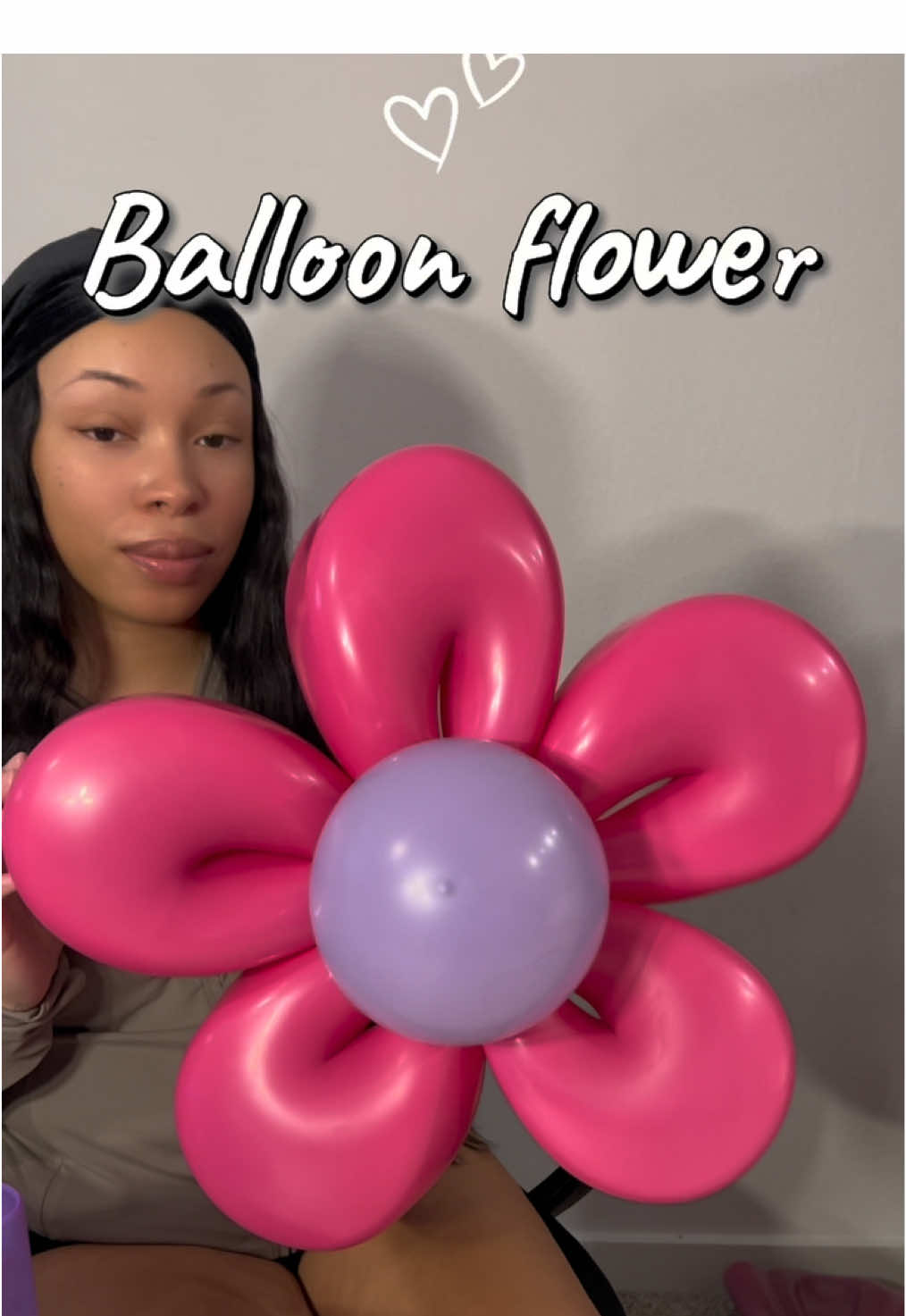 Balloon flower tutorial 🌸 @kalisanballoons standard pink💕 #BalloonTutorial #balloonflower #fyp 