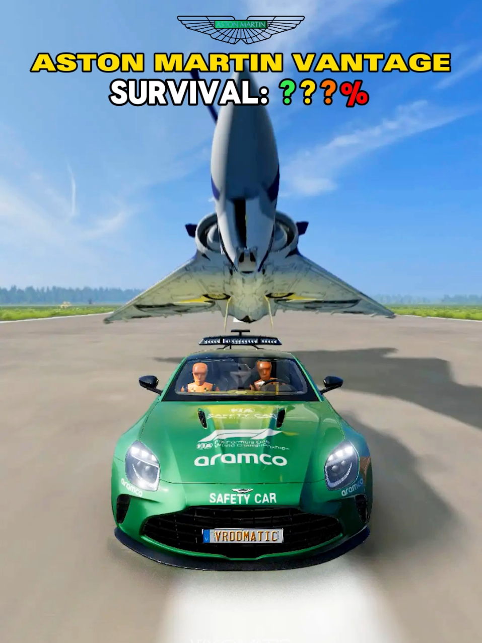 Can Cars Outrun Fighter Jet? #beamng #beamngdrive #cars #vroomatic #gaming 