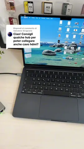 Risposta a @Salvatore Sicignano hub usb c con supporto hdmi 4k e Ethernet 
