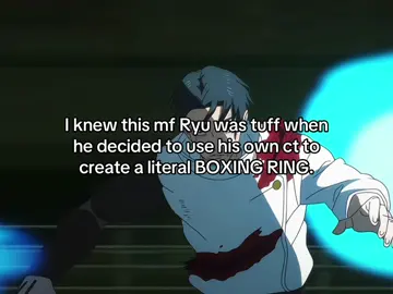 No reason to do that outside of the desire to throw straight HANDS #ryuishigori #relatable #jjk #jujutsukaisen #anime 