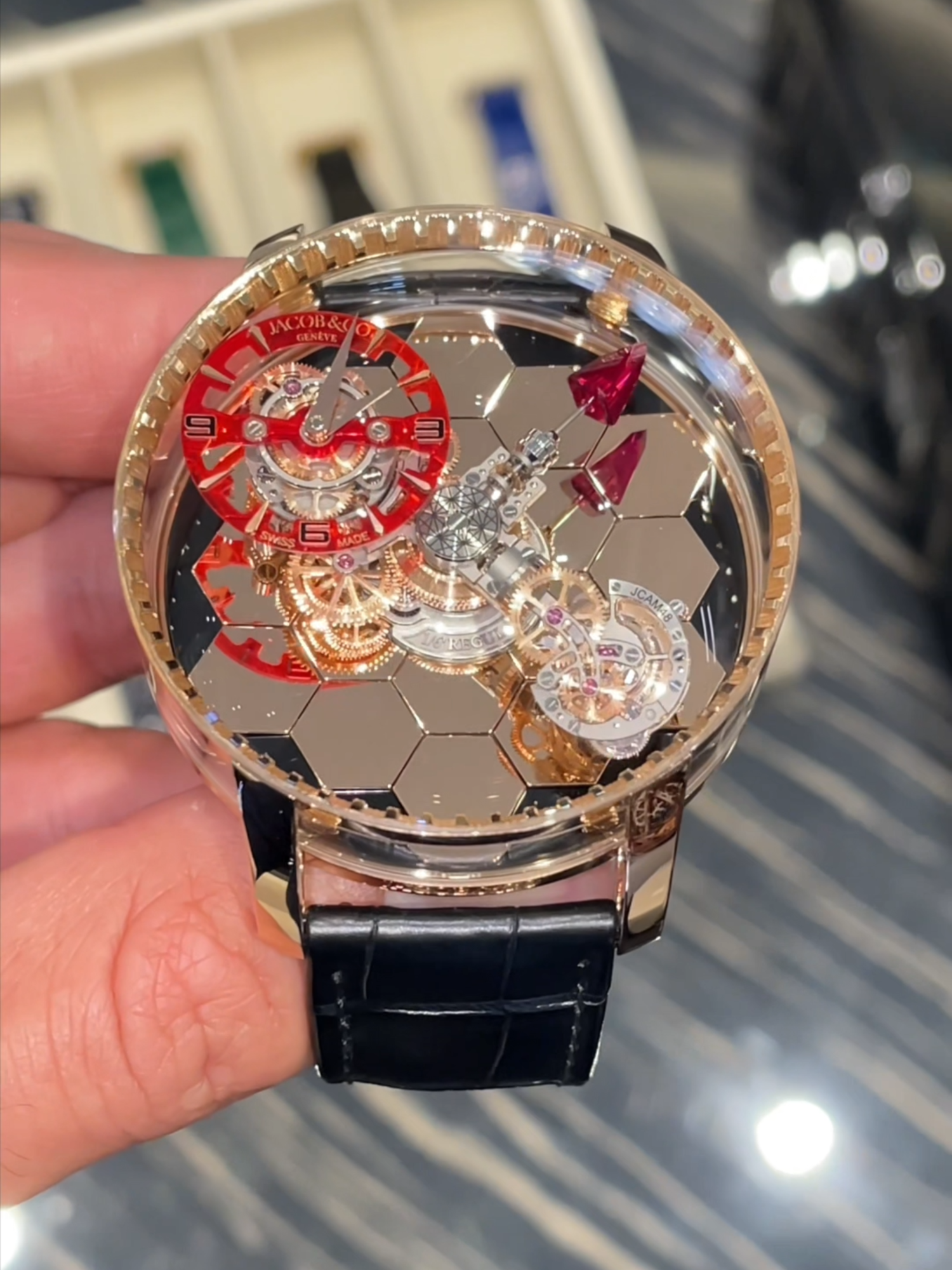 Astronomia Revolution from Jacob's wrist to the world stage. #jacobandco #inspiredbytheimpossible