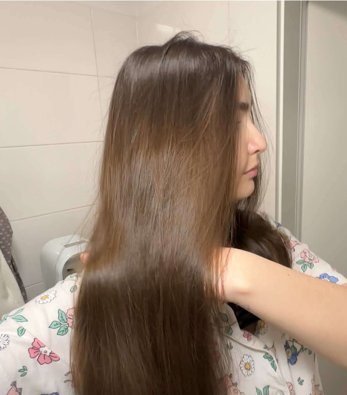 lemme go for a dive 🫧  #transition #hairtok #glossyhair 