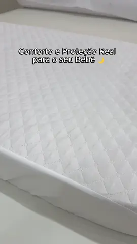 Capa protetora para colchão berço americano que nao deixa passar xixi 🙀 . . . #enxovaldebebe #quartodebebe #maedeprimeiraviagem #tiktokshop #achadinhos 