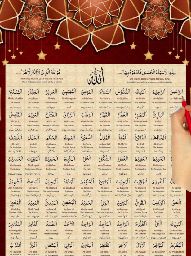 🕊️ 99 Names of Allah ﷻ |  